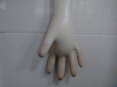 Simple Plaster of Paris Hand Keyholder