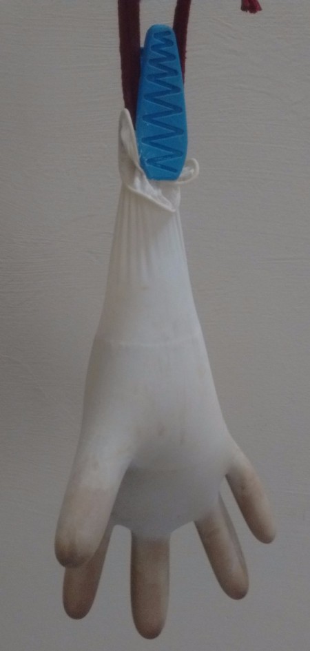 Simple Plaster of Paris Hand Keyholder