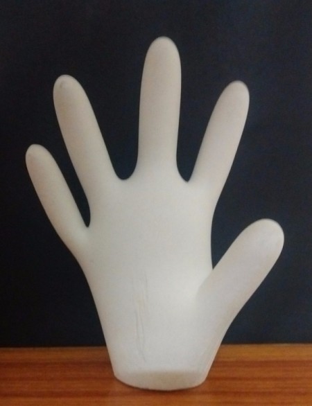 Simple Plaster of Paris Hand Keyholder