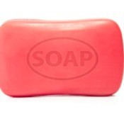 Red bar of soap