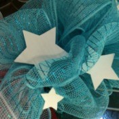 4th of July Mesh Wreath