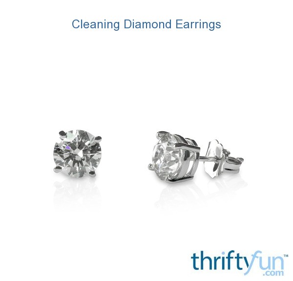 Cleaning Diamond Earrings ThriftyFun