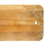 Wood Cutting Board against a white background