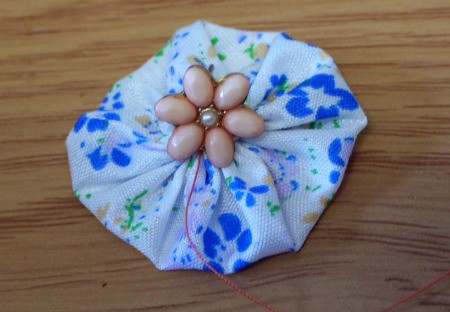 Pretty Fabric Brooch