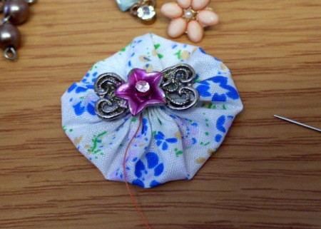 Pretty Fabric Brooch