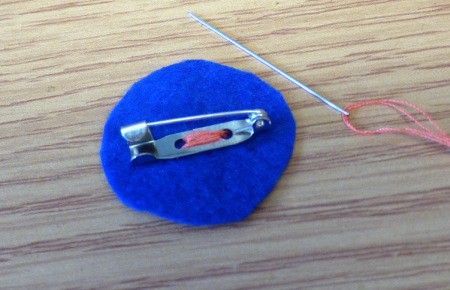 Pretty Fabric Brooch