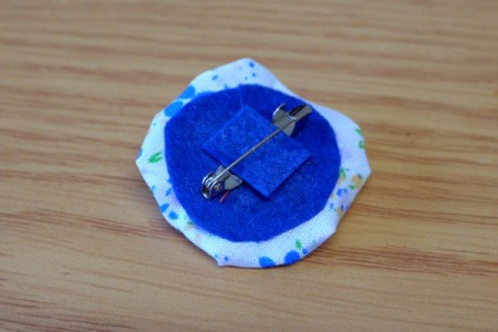 Pretty Fabric Brooch