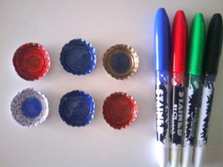 Metal Bottle Cap Oysters with Pearls