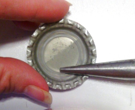 Metal Bottle Cap Oysters with Pearls