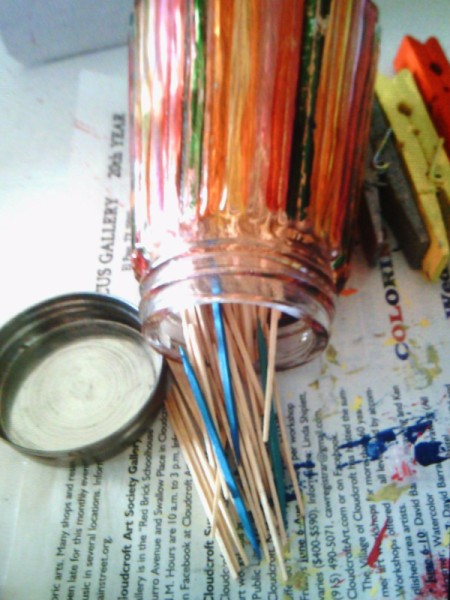 Clothes Pin and Popsicle Stick Airplane