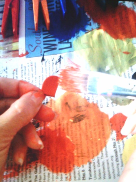 Clothes Pin and Popsicle Stick Airplane