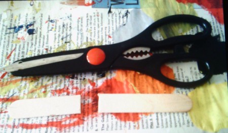 Clothes Pin and Popsicle Stick Airplane