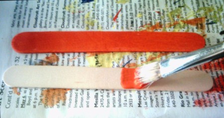 Clothes Pin and Popsicle Stick Airplane