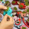 Hand sewing elephant crafts