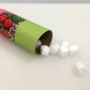 Paper Tube Marshmallow Launcher