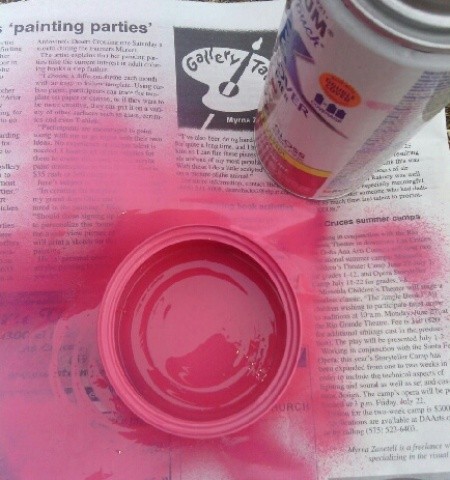 Cat Food Can as Candle Holder or Centerpiece