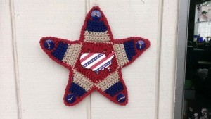 star shaped wall hanging