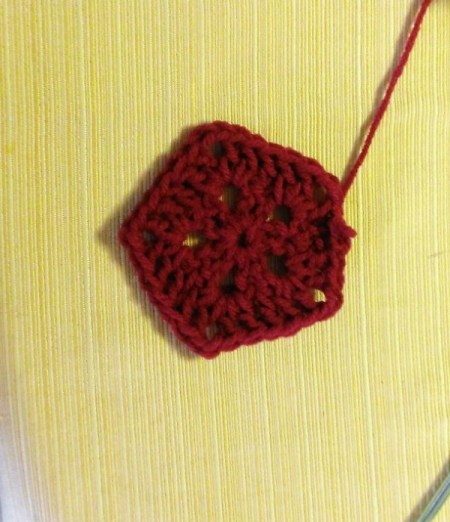 Crochet Americana Star Wall Hanging
