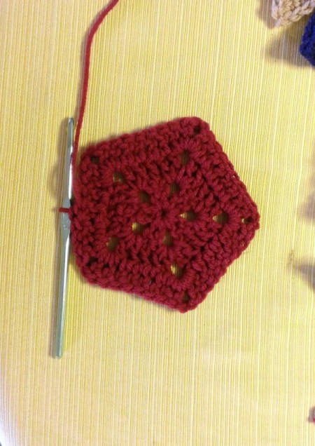 Crochet Americana Star Wall Hanging