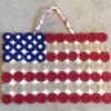 finished flag wall hanging