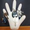 Plaster of Paris Hand Keyholder