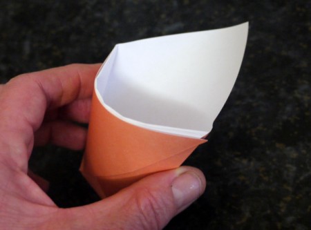 Origami Cup and Ball Game