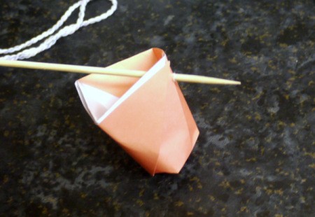 Origami Cup and Ball Game