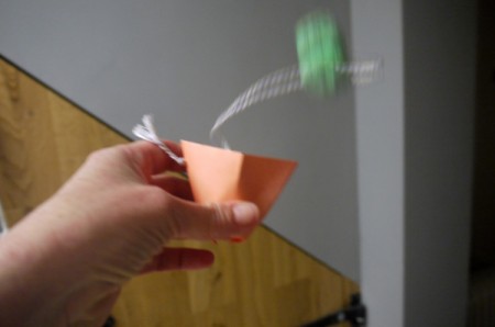Origami Cup and Ball Game