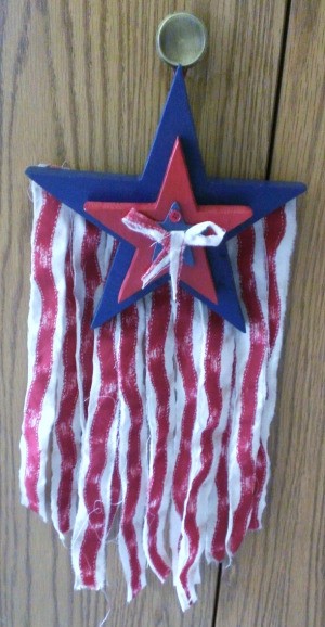 Star and Flag Strips Wall Hanging