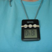 timer worn around neck