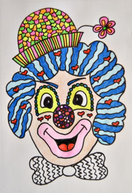 Clown Party Invitation