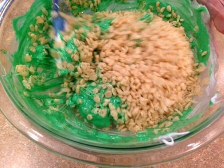 Rice Krispy Treat Watermelon Slices