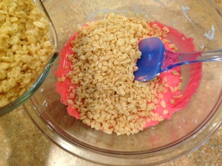 Rice Krispy Treat Watermelon Slices