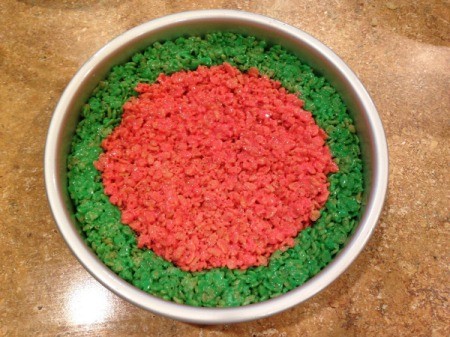 Rice Krispy Treat Watermelon Slices