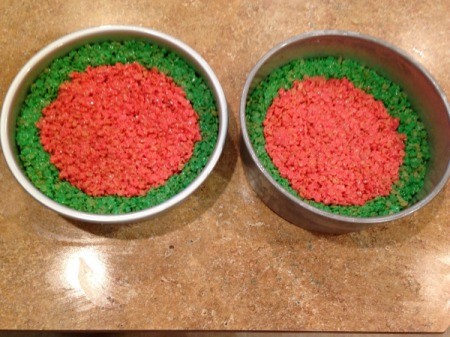Rice Krispy Treat Watermelon Slices