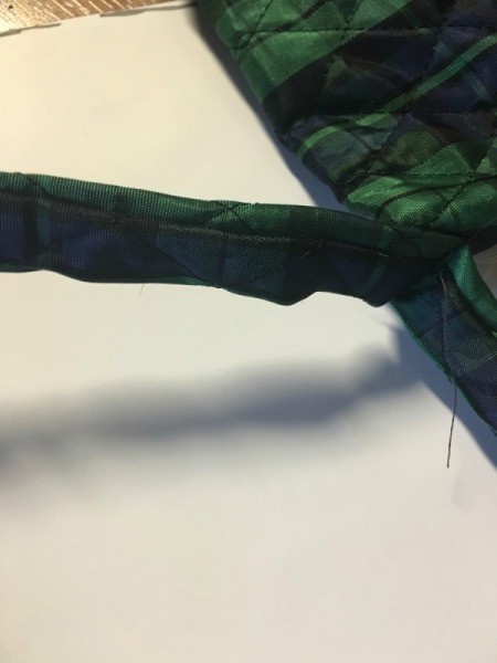 Another view of the ties.