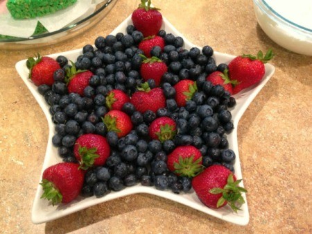 4th of July Fruit Tray