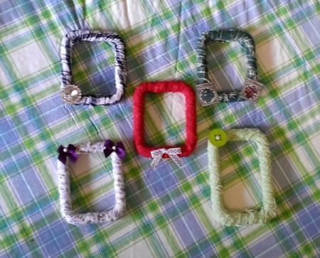 Make Drawer Handles into Mini Frames