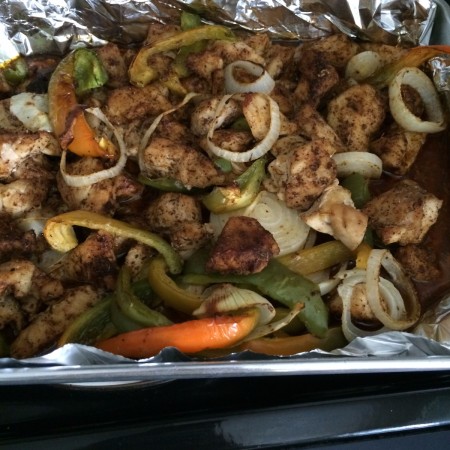 Sheet Pan Chicken Fajitas