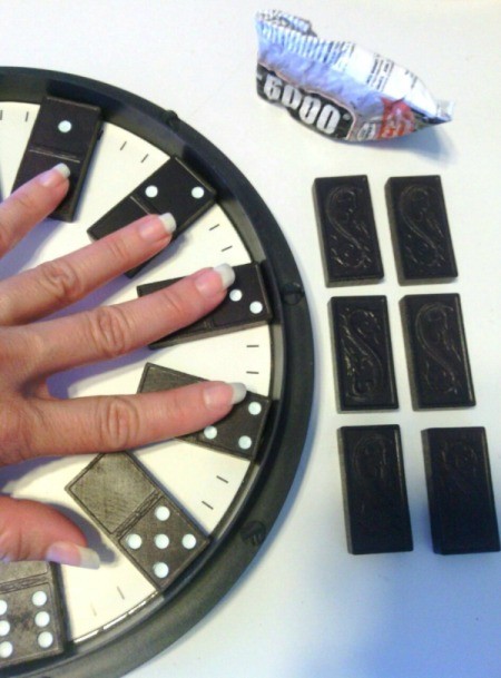 Domino clock pictures for Barbara