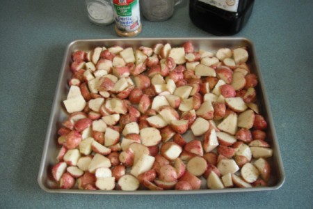 Roasted red potatoes