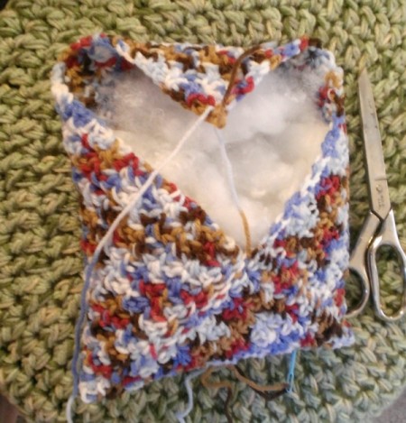 Three Tiered Crochet Pin Cushion