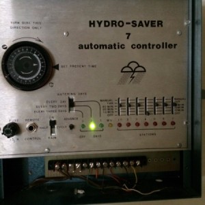 sprinkler control box