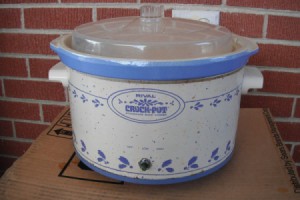 crock pot outside