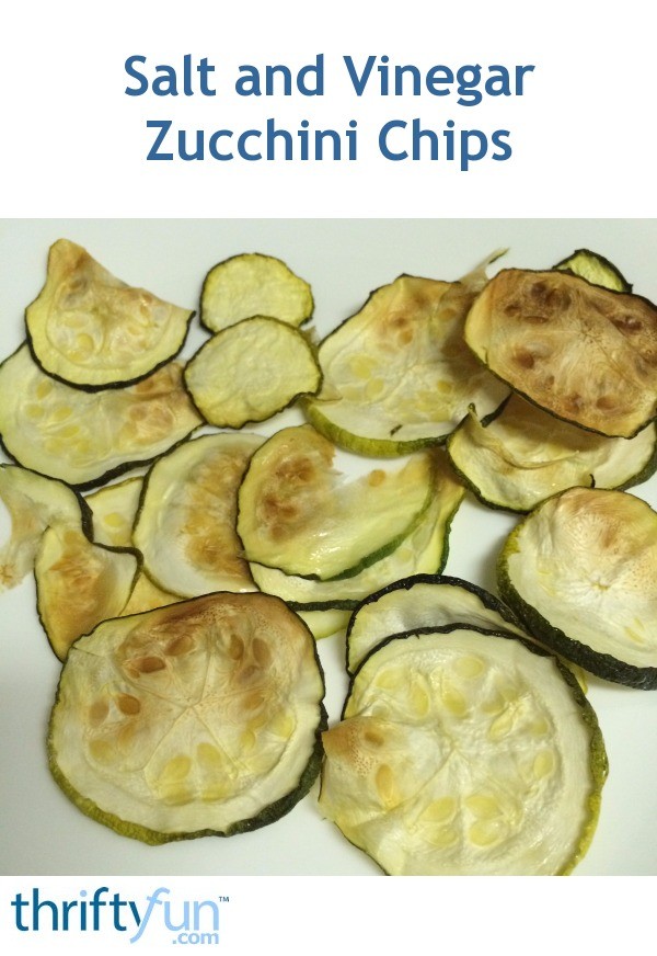 Salt and Vinegar Zucchini Chips ThriftyFun