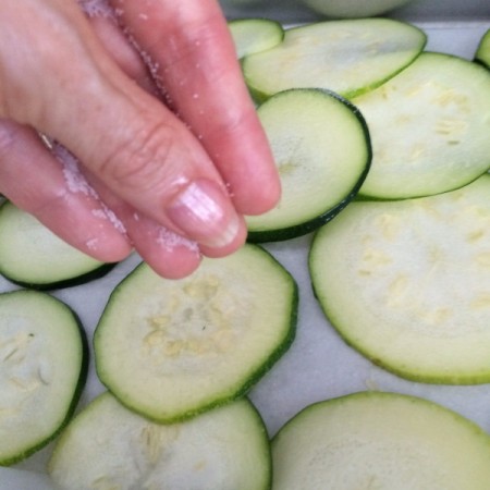 Salt and Vinegar Zucchini Chips