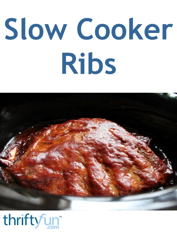 Slow Cooker Ribs Recipes ThriftyFun