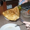 Remove crepe from pan.