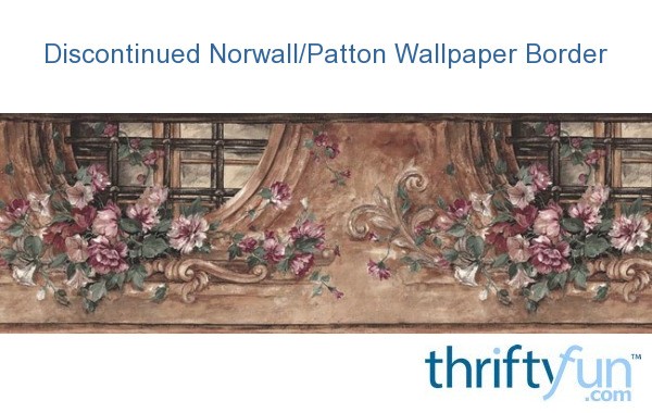  Discontinued  Norwall Patton Wallpaper  Border  ThriftyFun