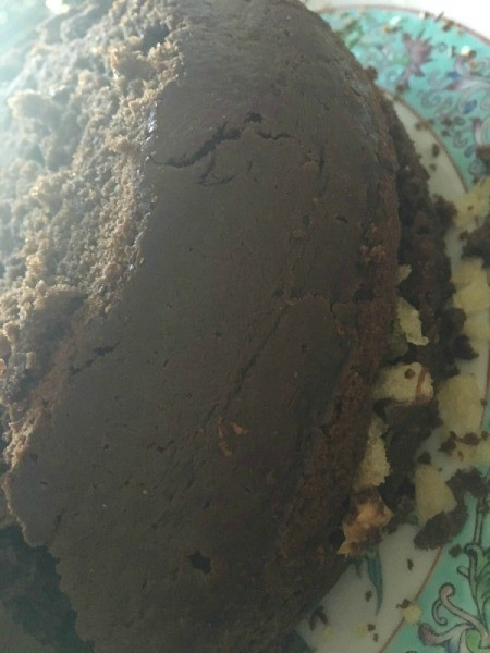 Peanut Potato Chip Chocolate Stout Cake